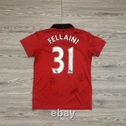 Manchester United Authentic Squad Signed Football Shirt Fellaini, Zaha Etc