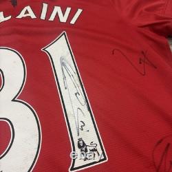 Manchester United Authentic Squad Signed Football Shirt Fellaini, Zaha Etc
