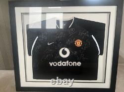 Manchester United Away (Black) 2003 Signed Shirt With COA