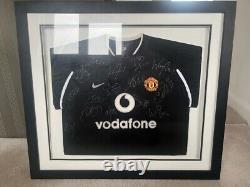 Manchester United Away (Black) 2003 Signed Shirt With COA