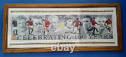 Manchester United Beckham Cantona Best Charlton Law Signed 100 Yrs