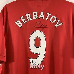 Manchester United Berbatov 9 Signed Home Football Shirt 2009/10 (XXL) Nike G933