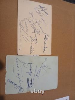 Manchester United Busby Babes Post Munich Team Autograph Hand Signed
