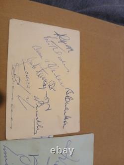 Manchester United Busby Babes Post Munich Team Autograph Hand Signed
