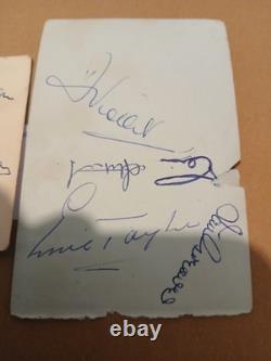 Manchester United Busby Babes Post Munich Team Autograph Hand Signed