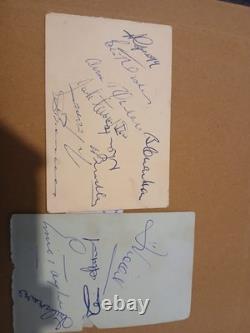Manchester United Busby Babes Post Munich Team Autograph Hand Signed