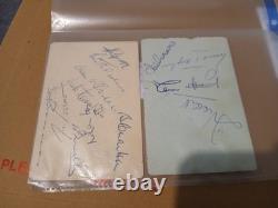 Manchester United Busby Babes Post Munich Team Autograph Hand Signed