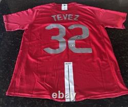 Manchester United Carlos Tevez Signed Jersey Moscow 2008 Beckett Authenticated