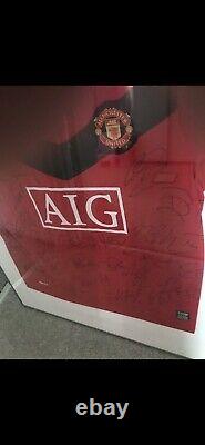 Manchester United Classic AIG Top Signed By Whole Team Including Ronaldo