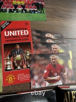 Manchester United Collection Signed Autobiography, Signed Postcard 1999-2000