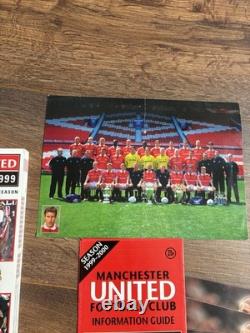 Manchester United Collection Signed Autobiography, Signed Postcard 1999-2000