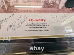Manchester United Dynasty signed framed print, Large