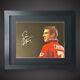 Manchester United Eric Cantona Hand Signed And Framed 16x12 Photo £200 With COA