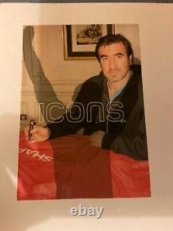 Manchester United Eric Cantona signed shirt 1996 FA Cup Final photo proof