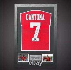 Manchester United Eric'The King' Cantona- Signed And Framed Shirt With Coa £299