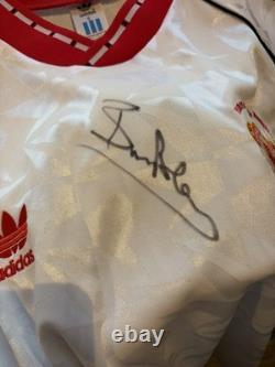 Manchester United European Cup Winners Cup Shirt Bryan Robson Signed