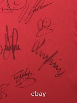 Manchester United F. C. 1998-1999 Squad + Sir. Alex Ferguson Signed Shirt with COA