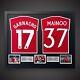 Manchester United FA Cup Final framed shirts Signed Garnacho & Mainoo £599