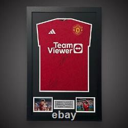 Manchester United FA Cup Winning Scorers Signed By Garnacho & Mainoo COA £499