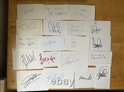 Manchester United Football Legends Autographed Signed Cards x19+ COA