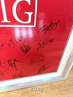 Manchester United Football Shirt Signed 2009/10 Man Utd Giggs Scholes Rio Park