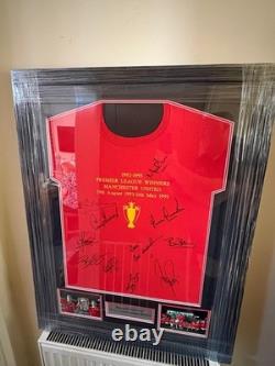 Manchester United Framed Signed Shirt