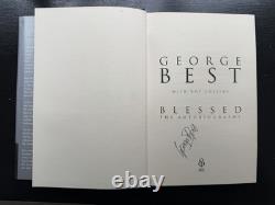 Manchester United George Best Signed Framed 20 X 16 Double Mounted Display