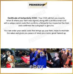 Manchester United Hand Signed 2008 Moscow CL FINAL Programme PSA QO Card + COA