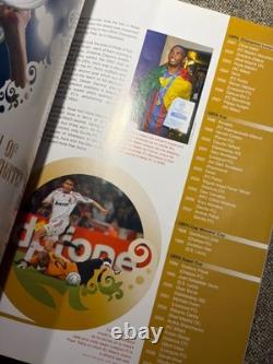 Manchester United Hand Signed 2008 Moscow CL FINAL Programme PSA QO Card + COA