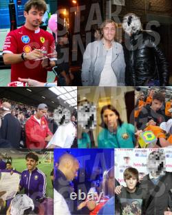 Manchester United Hand Signed 2008 Moscow CL FINAL Programme PSA QO Card + COA