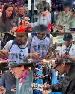 Manchester United Hand Signed 2008 Moscow CL FINAL Programme PSA QO Card + COA