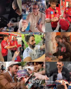 Manchester United Hand Signed 2008 Moscow CL FINAL Programme PSA QO Card + COA