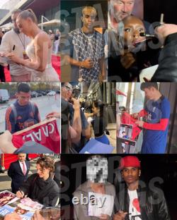 Manchester United Hand Signed 2008 Moscow Official Programme PSA QO Card + COA