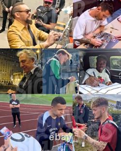 Manchester United Hand Signed 2008 Moscow Official Programme PSA QO Card + COA