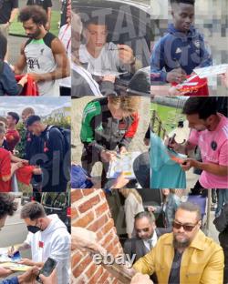 Manchester United Hand Signed 2008 Moscow Official Programme PSA QO Card + COA