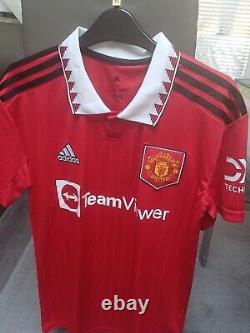 Manchester United Hand Signed Home Shirt Antony 21