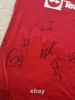 Manchester United Hand Signed Home Shirt With Certificate Of Authenticity Size L