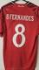 Manchester United Hand Signed Shirt By Bruno Fernandes
