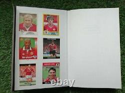 Manchester United Hardback Book A-z With 12 Signed Cards Inside Collectible Book