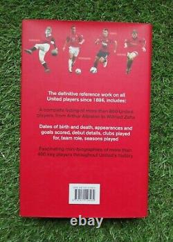 Manchester United Hardback Book A-z With 12 Signed Cards Inside Collectible Book