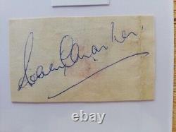 Manchester United Holy Trinity Legends Best Law Charlton Hand-signed Photocards