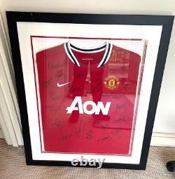 Manchester United Home Full Team Signed Autographed Shirt 2011/12 with COA