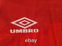 Manchester United Home Shirt 1994. Medium Signed Giggs Original Umbro Red Adults