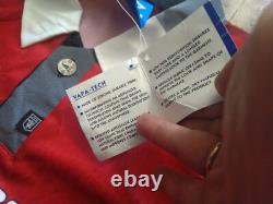 Manchester United Home football shirt 1996-98 Umbro #19 R. Jonhsen signed NEW L