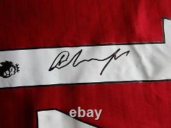 Manchester United Jesse Lingard Hand Signed 2018/19 Shirt Jersey Photo Proof