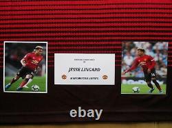 Manchester United Jesse Lingard Hand Signed 2018/19 Shirt Jersey Photo Proof