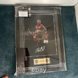 Manchester United Legends 7 Ryan Giggs signed photo. Framed. Certificate NEW
