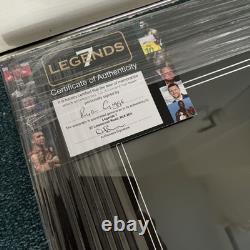 Manchester United Legends 7 Ryan Giggs signed photo. Framed. Certificate NEW