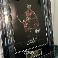 Manchester United Legends 7 Ryan Giggs signed photo. Framed. Certificate NEW