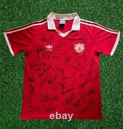 Manchester United Legends Genuine Signed Shirt 51 Signatures